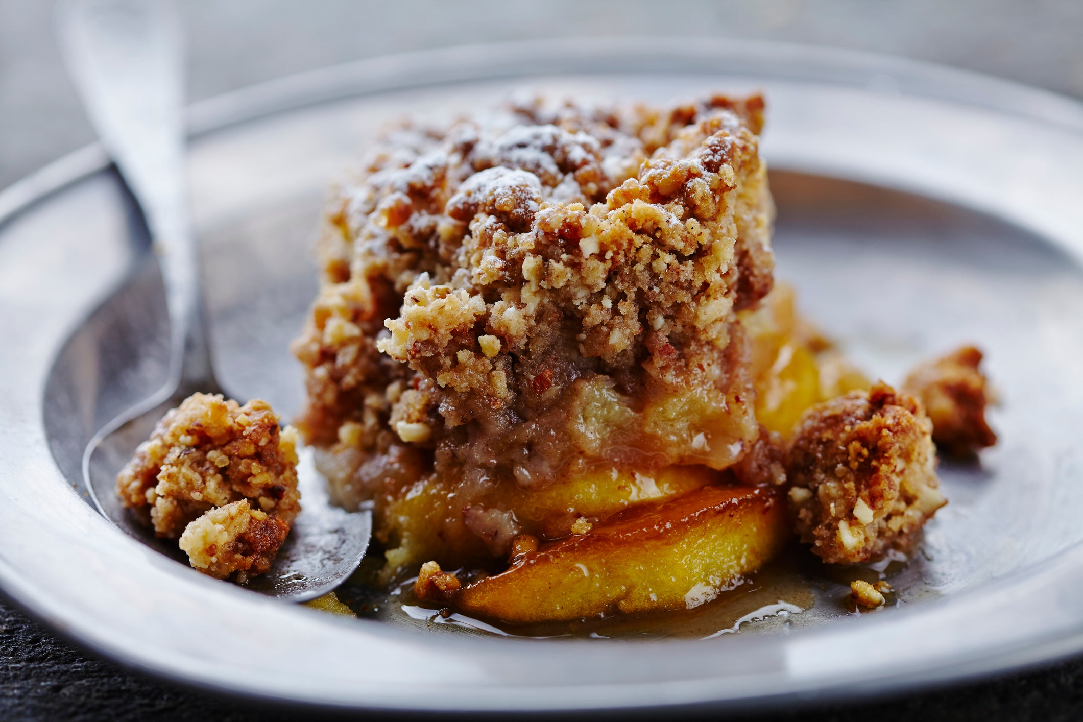 Holiday Ice Apple Crisp