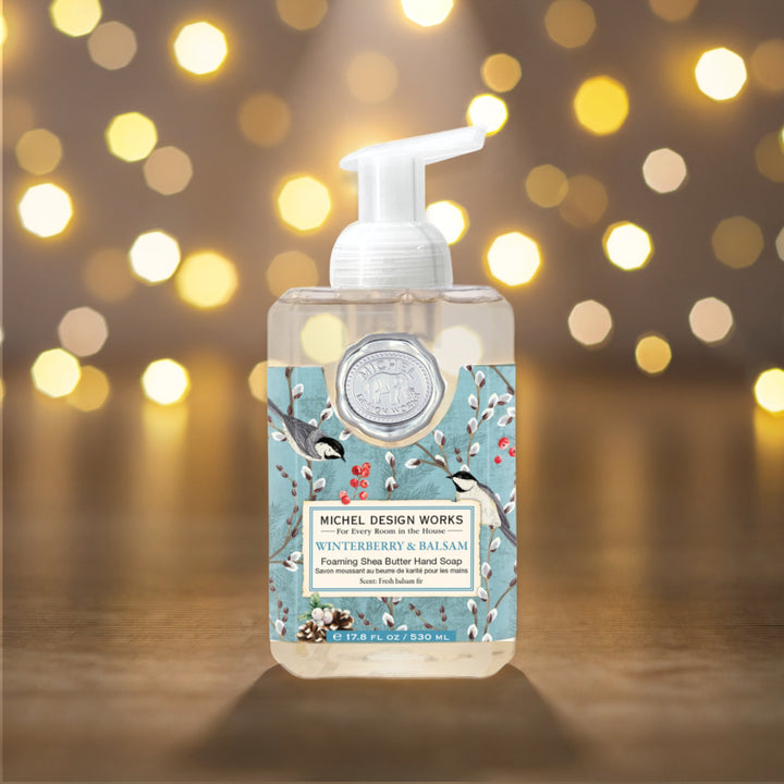 Michel Design Works - Winterberry & Balsam Garland Foaming Shea Butter Hand Soap