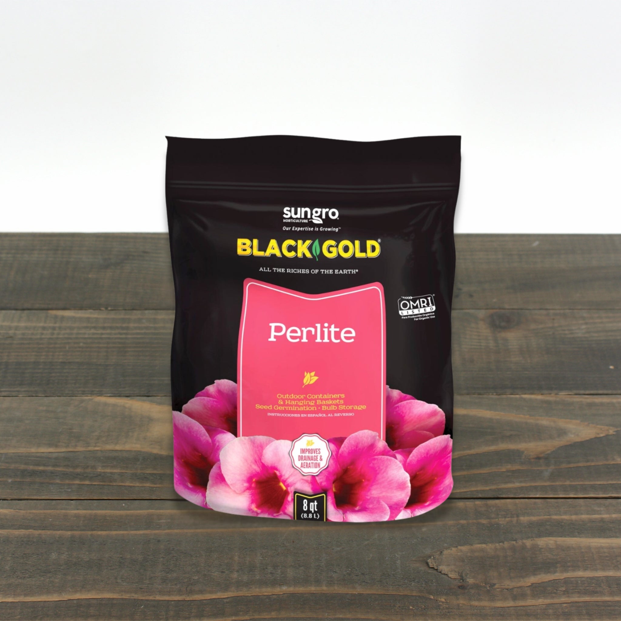 black gold organic all purpose potting mix Black Gold 8 Qt. Perlite