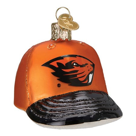 OSU Beavers Baseball Cap Ornament