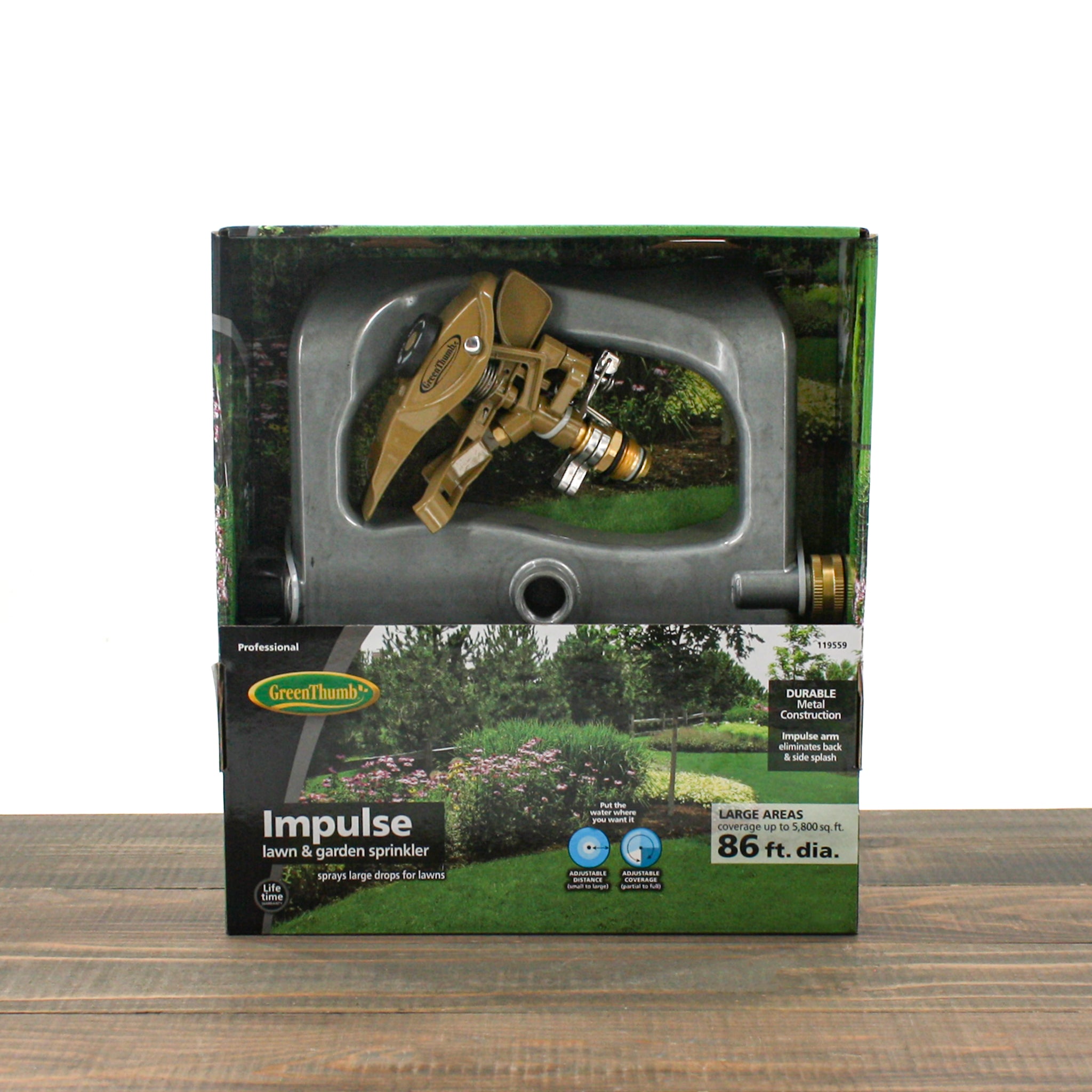 Best Garden Metal 5800 Sq. Ft. Sled Impulse Sprinkler - Rex Hardware
