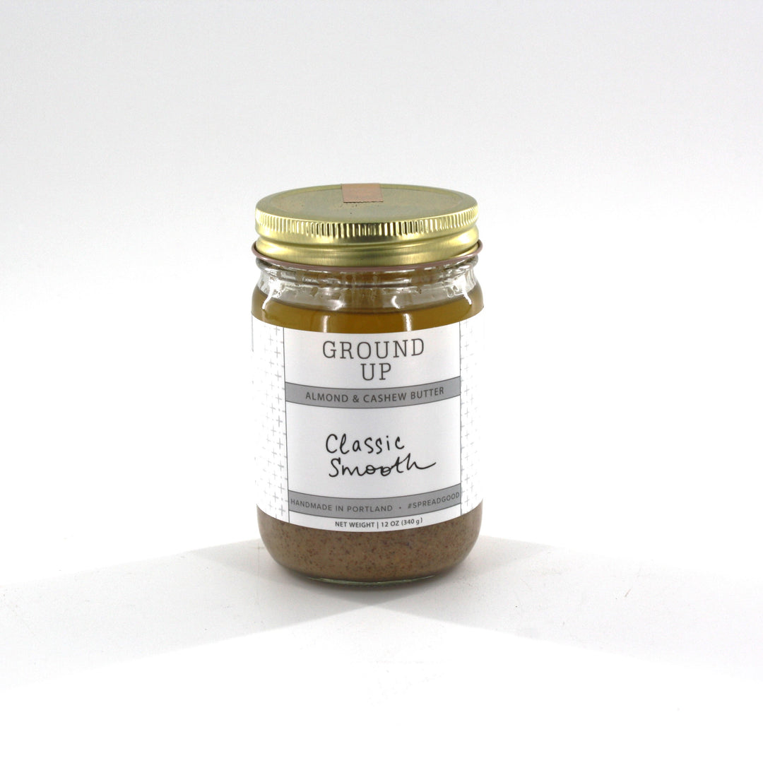 Ground Up Smooth Almond and Cashew Butter