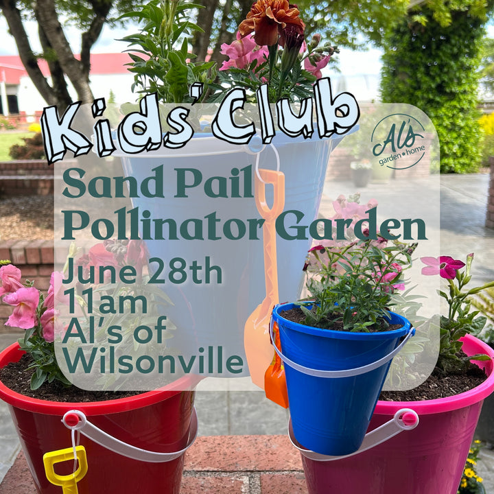 Sand Pail Pollinator Garden - Kids' Club: Wilsonville