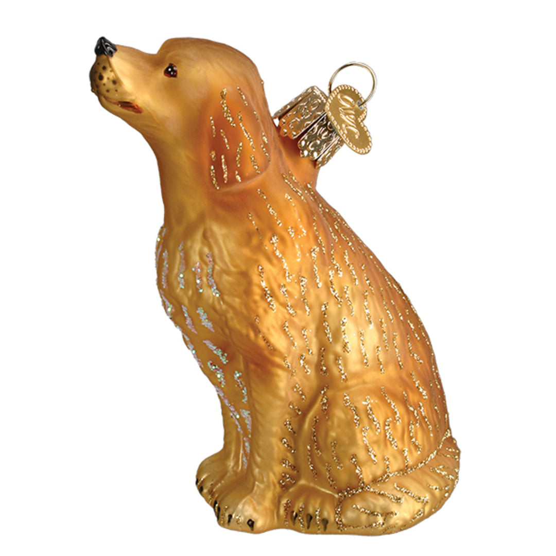 Old World Sitting Golden Ornament Al's Garden and Home