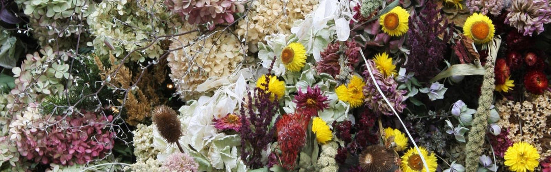 Decorating for the Holidays with Dried Flowers