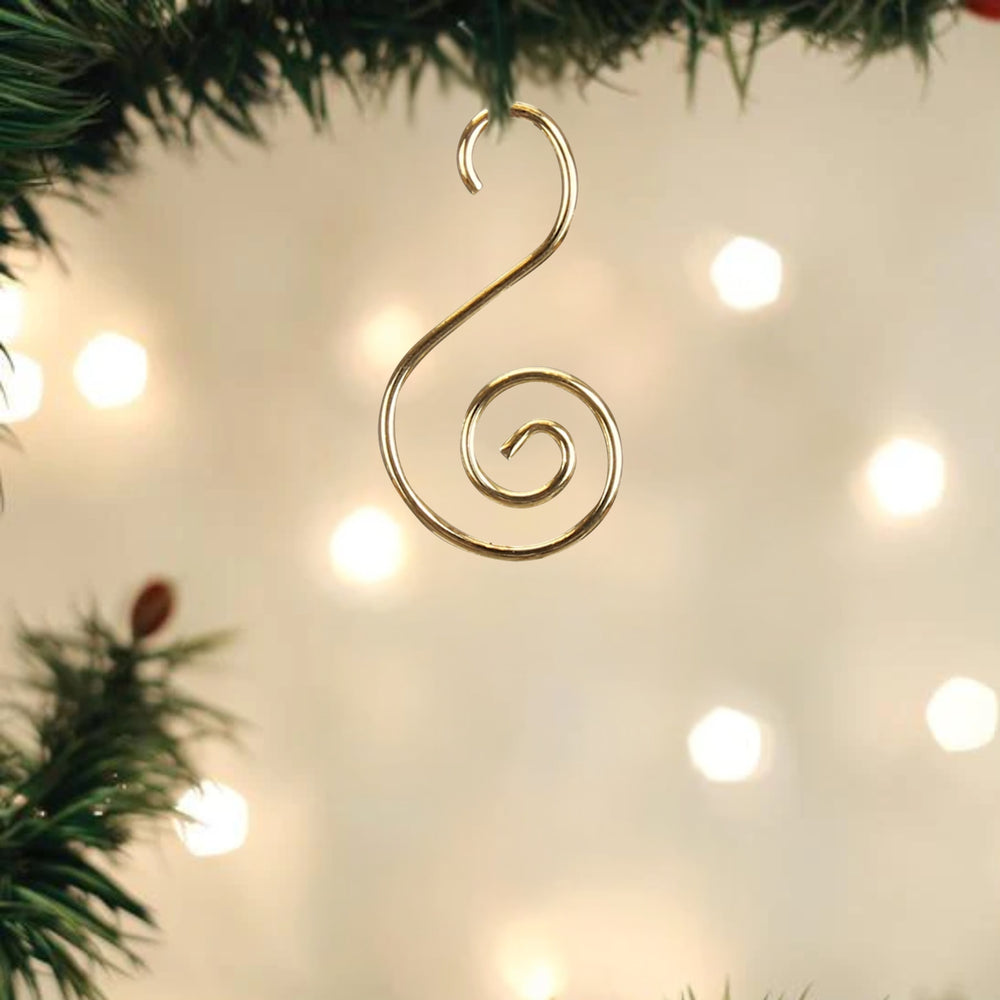 24 Silver or Gold S-Hooks Ornament