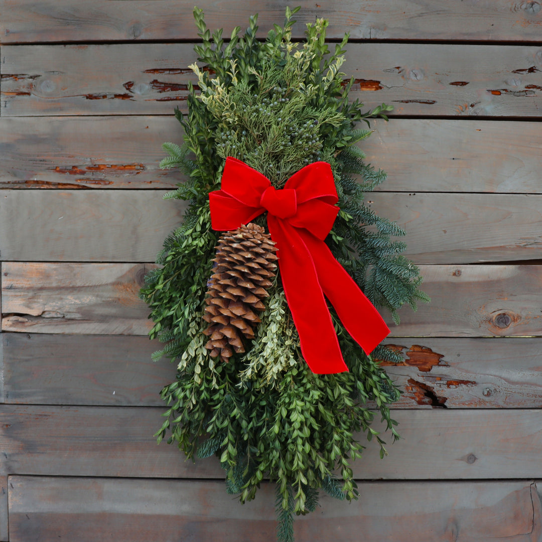 Christmas Greens Door Charm