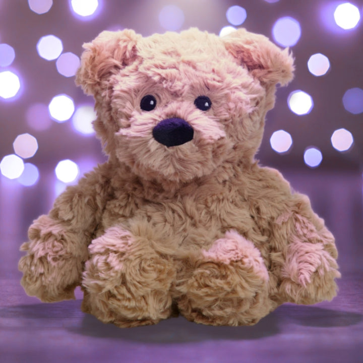 Warmies® - Brown Curly Bear Junior