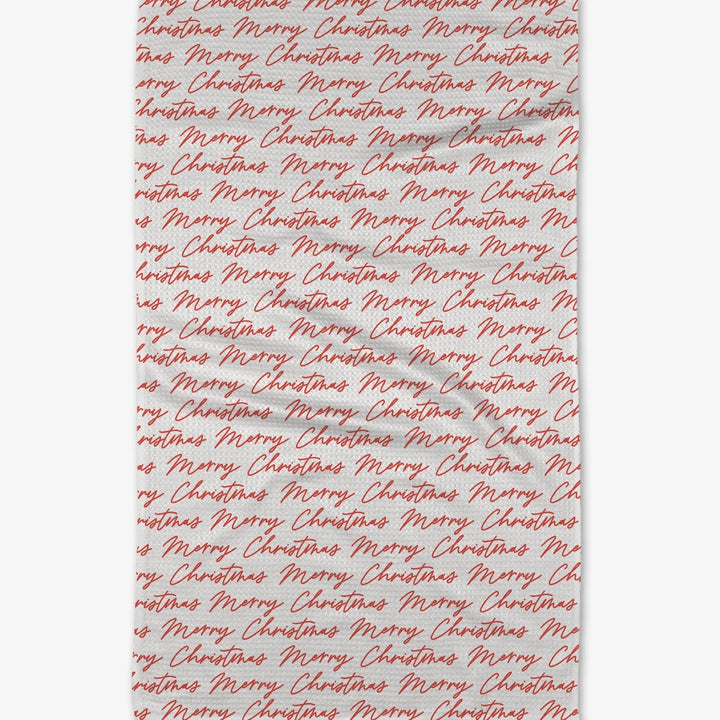 Merry Christmas Kitchen Tea Towel