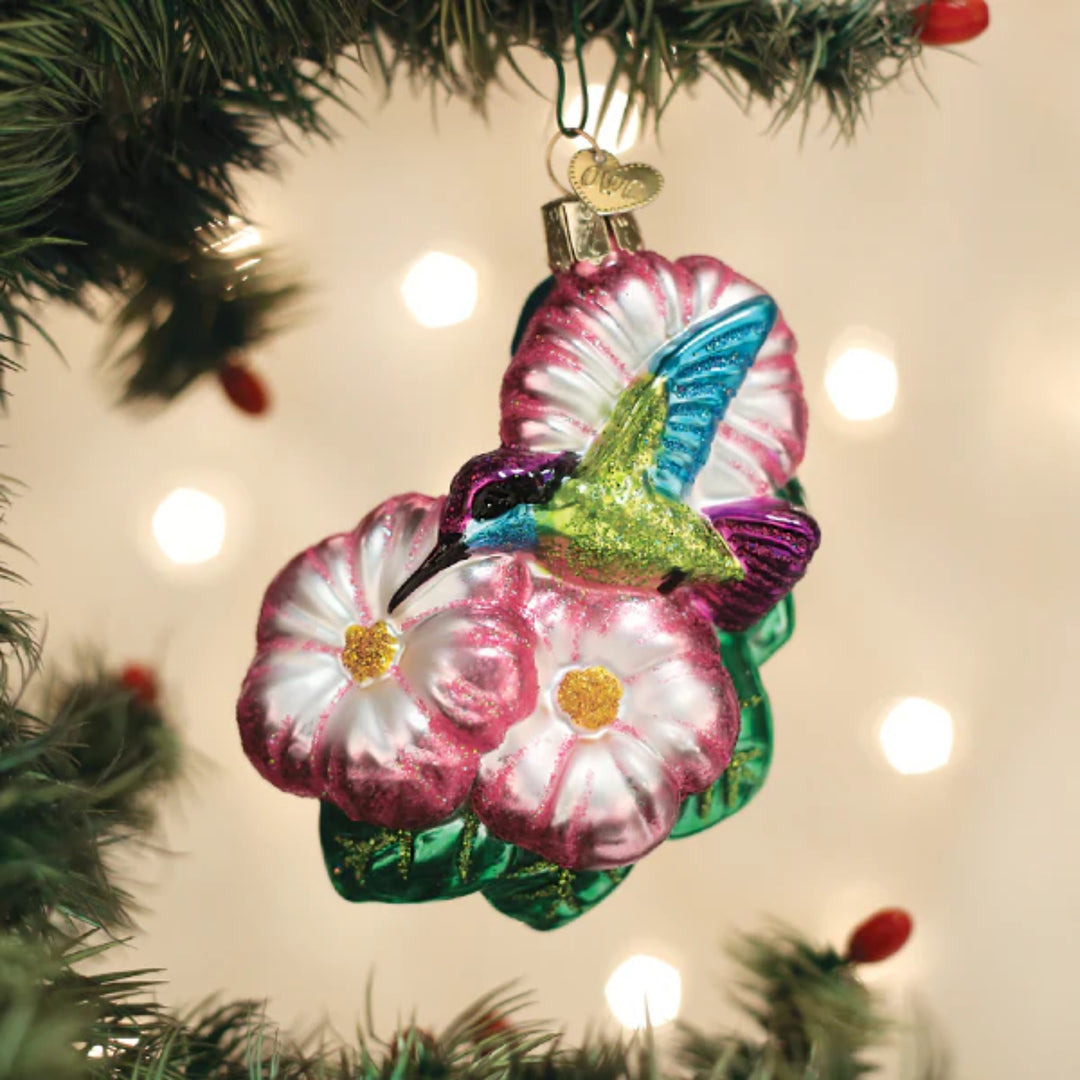 Magnificent Hummingbird Old World Ornament