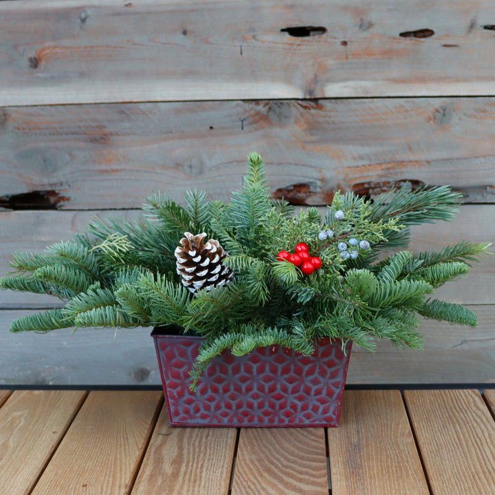 Metal Pot Mixed Greens