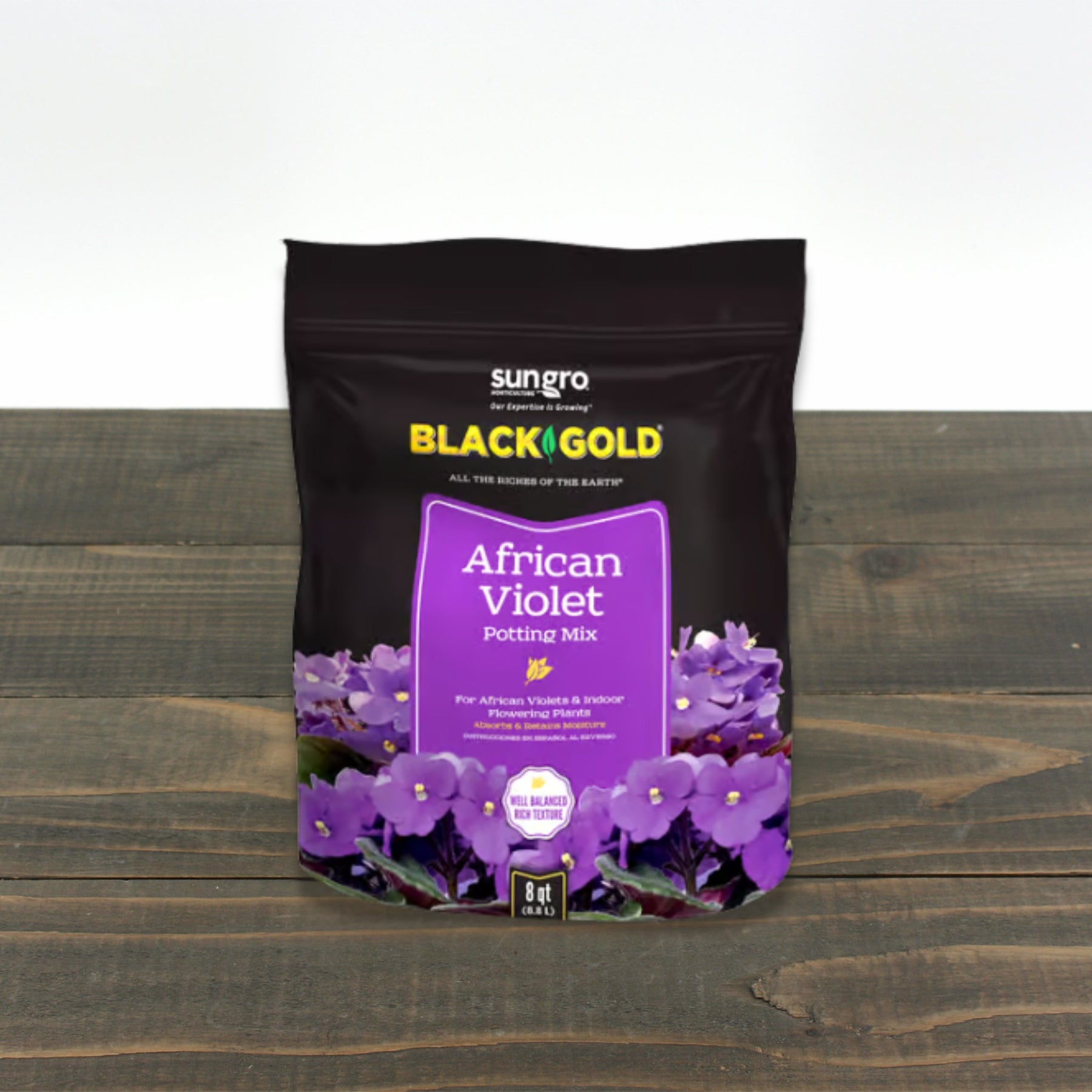 sungrow potting mix Black Gold African Violet Potting Mix 8 QT