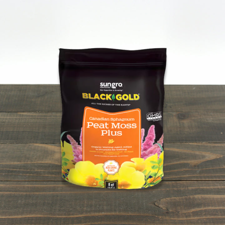Black Gold® Natural & Organic Canadian Sphagnum Peat Moss Plus