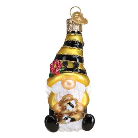 Bee Gnome Ornament