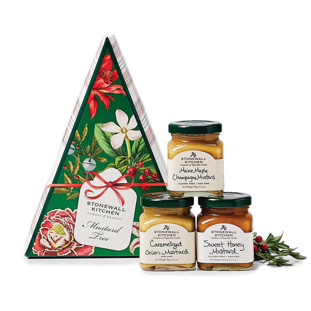 Stonewall Kitchen Mustard Tree Gift Box Al's Garden & Home