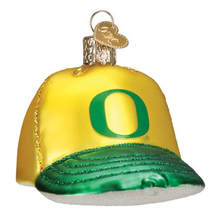 Oregon Ducks Baseball Cap Ornament