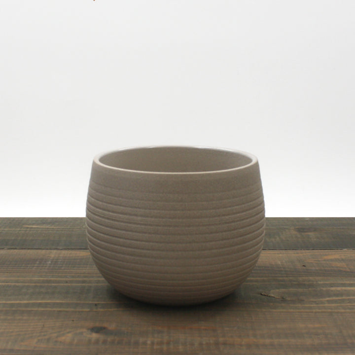 LINARA POT - TAUPE STONE 6.25 in.