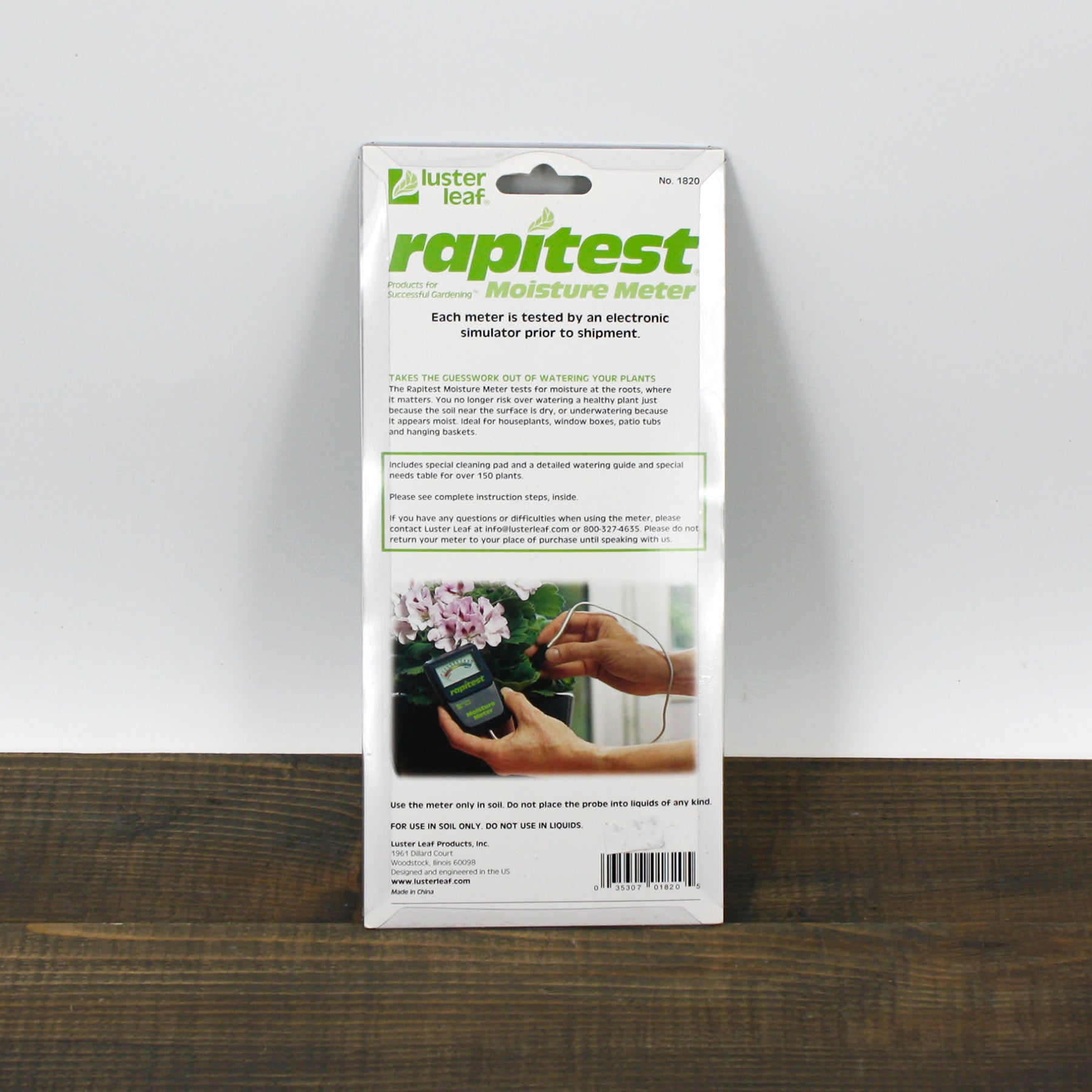 luster leaf 1820 rapitest soil moisture meter Luster Leaf 1820 Rapitest Moisture Meter