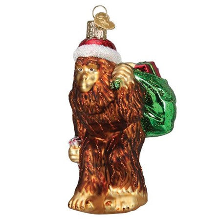 Sasquatch Santa Ornament