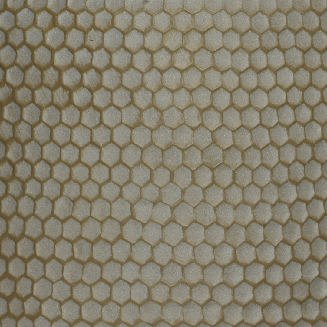 Zoe Honeycomb Fiber Clay Pot - Taupe
