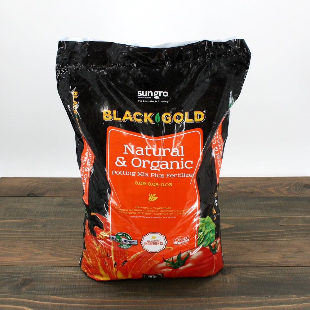 Black Gold Natural & Organic Potting Mix Plus Fertilizer