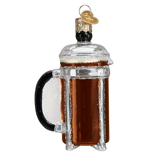 French Press Coffee Ornament