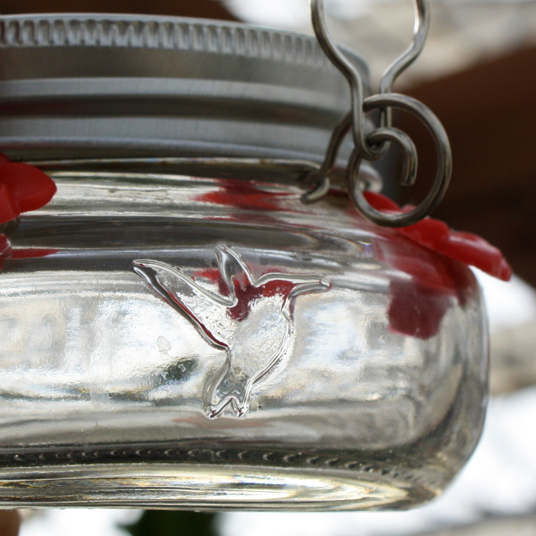 Nature's Way Mason Jar Hummingbird Feeder