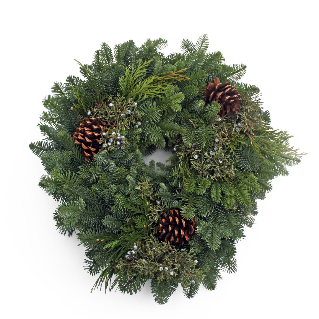 Fresh Holiday Wreath (Standard)