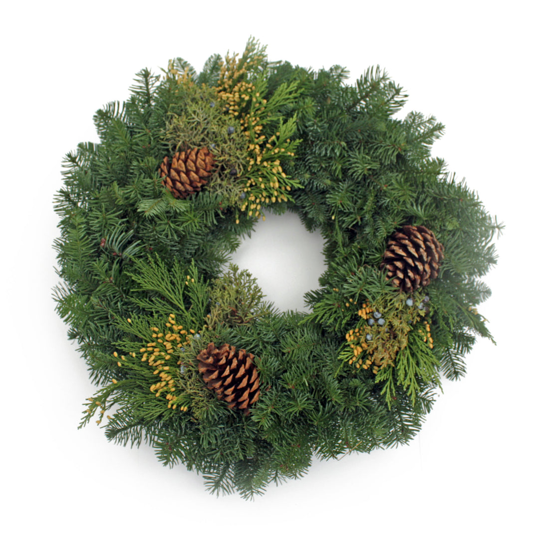 Fresh Holiday Wreath (Standard)